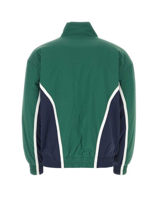 New Balance Green Hoops Woven Jacket for men