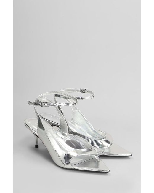 SCHUTZ SHOES White Ruber Mid Sandals