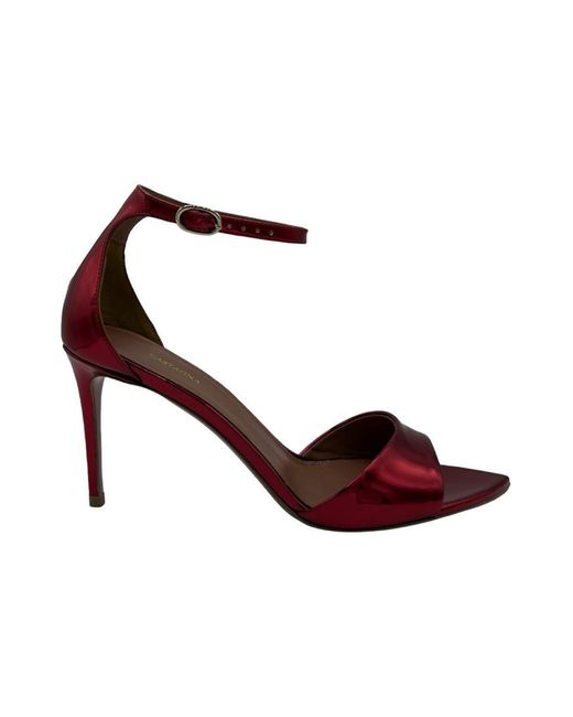 Aldo Castagna Brown Heel Sandals