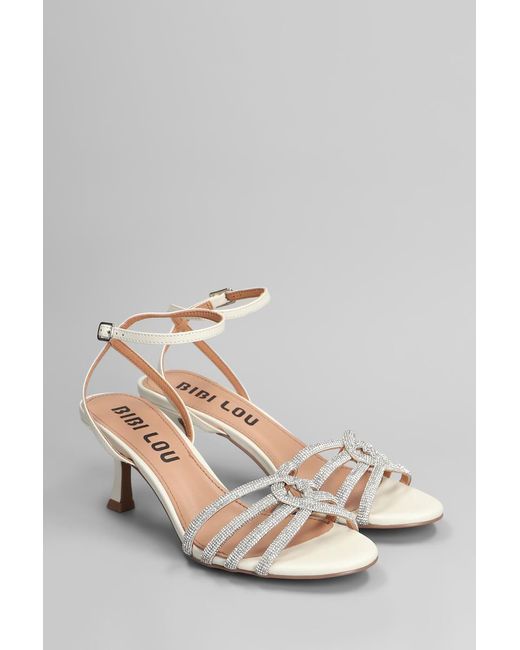 Bibi Lou White Beril 75 Sandals