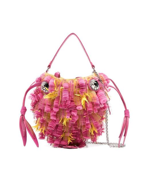 Anya Hindmarch Pink Keyrings
