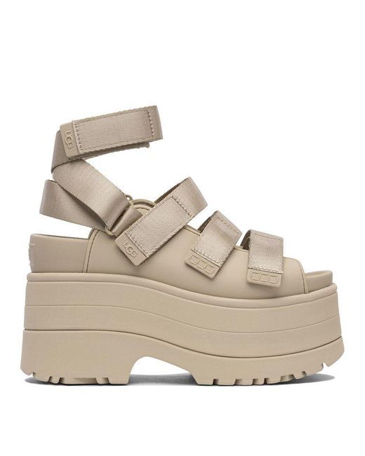 Ugg Metallic Goldenrise Sandals