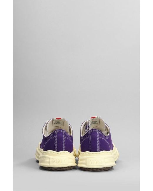 Maison Mihara Yasuhiro Purple Hank Low Sneakers for men