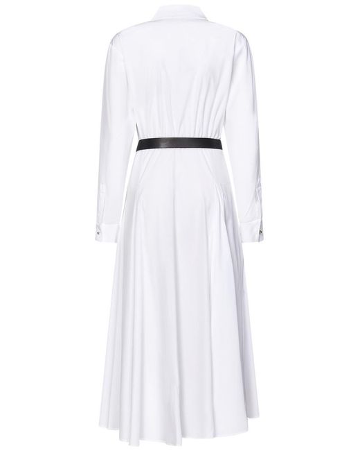 Max Mara White Studio Dancing Midi Dress