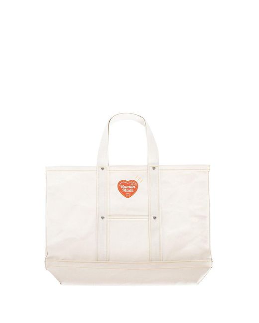 Human Made White Tote Bags for men