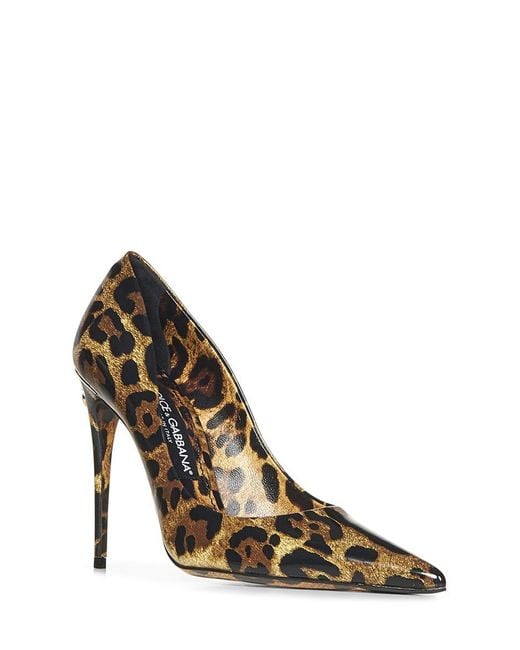 Dolce & Gabbana Metallic Lollo Décolleté