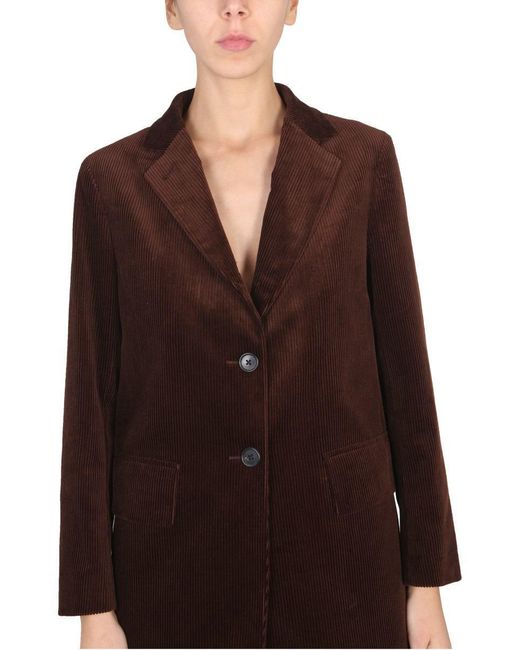 Margaret Howell Brown Single-Breasted Jacket