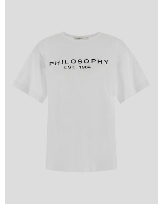Philosophy Di Lorenzo Serafini White T-Shirts And Polos