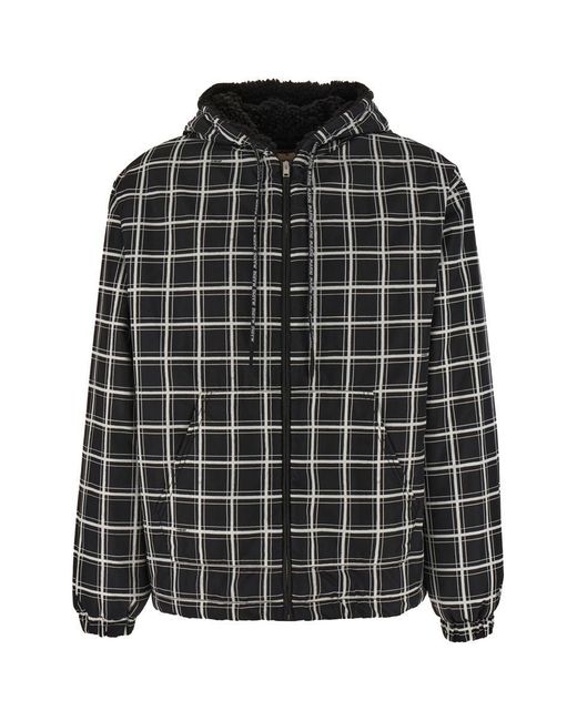 Marni Black Printed Polyester Padded Jacket for men