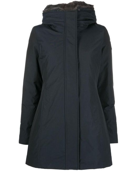 Woolrich Blue Boulder Parka Coat