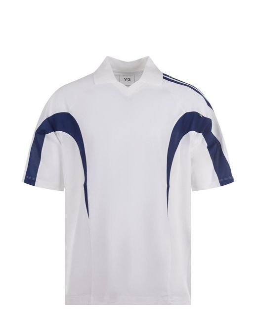 Y-3 Blue T-Shirts And Polos for men