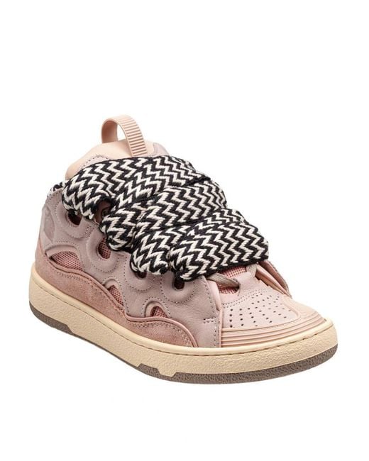 Lanvin Pink Curb Sneakers