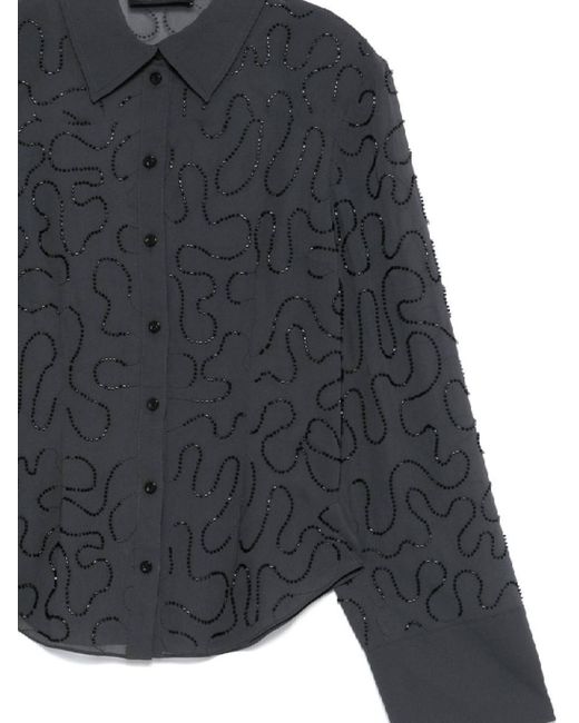 ROTATE BIRGER CHRISTENSEN Blue Rotate Birgerchristensen Shirts
