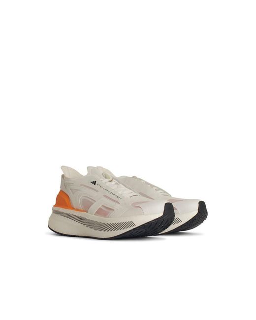 Adidas By Stella McCartney White 'Ultraboost 5' Synthetic Fabric Sneakers