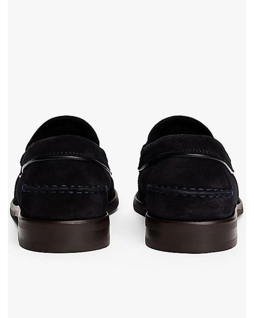 Tommy Hilfiger Black Classic Hilfiger Loafer Shoes for men