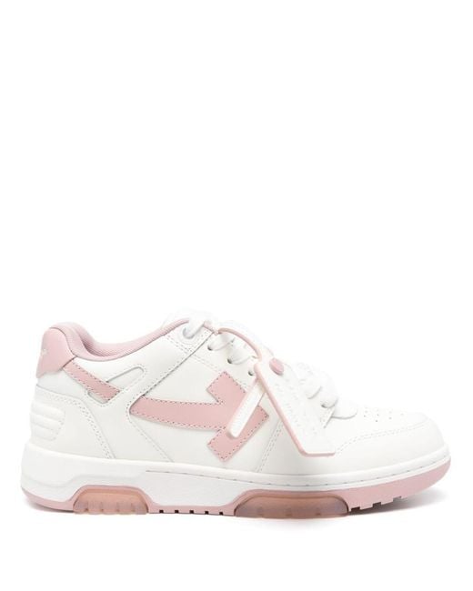 Off-White c/o Virgil Abloh Pink Out Of Office Sneakers
