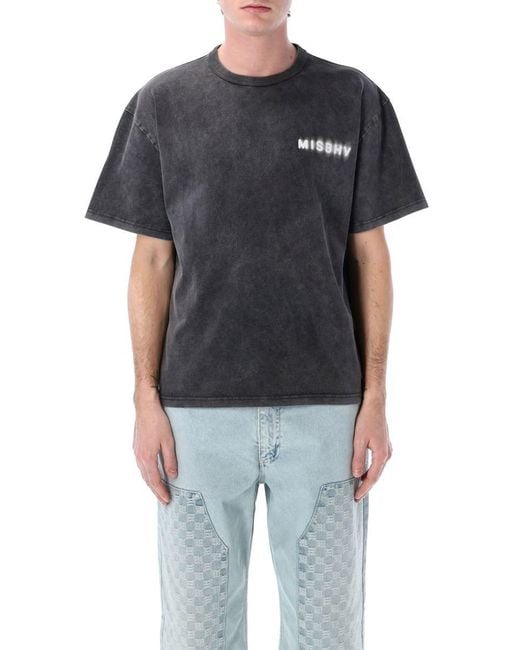 M I S B H V Black Community T-Shirt for men