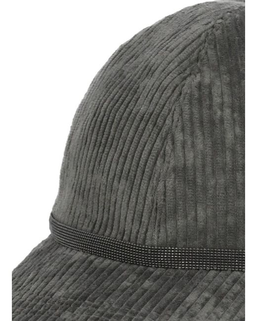 Brunello Cucinelli Gray Hats