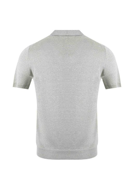 Tagliatore Gray T-Shirts And Polos for men