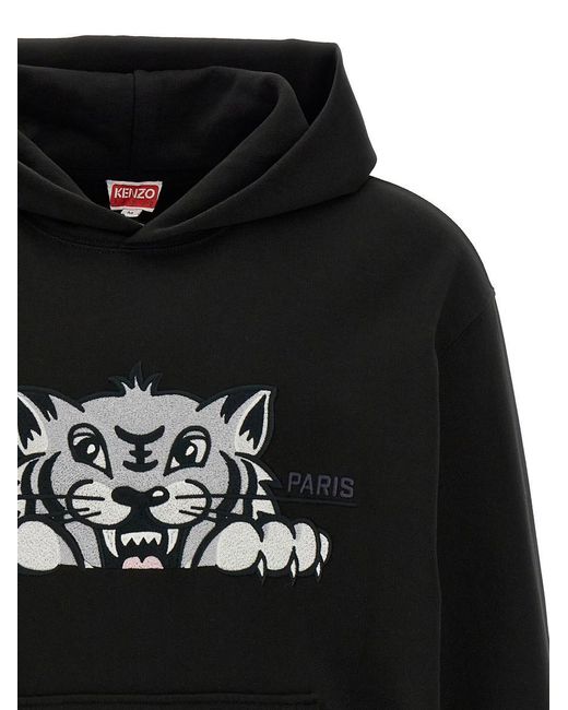 KENZO Black Hoodie for men