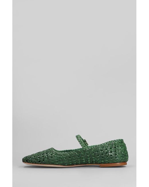Fabio Rusconi Green Ballet Flats