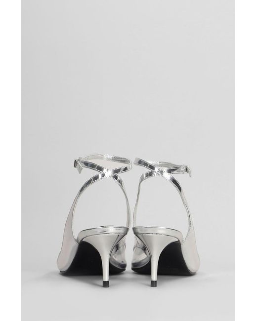 SCHUTZ SHOES White Ruber Mid Sandals