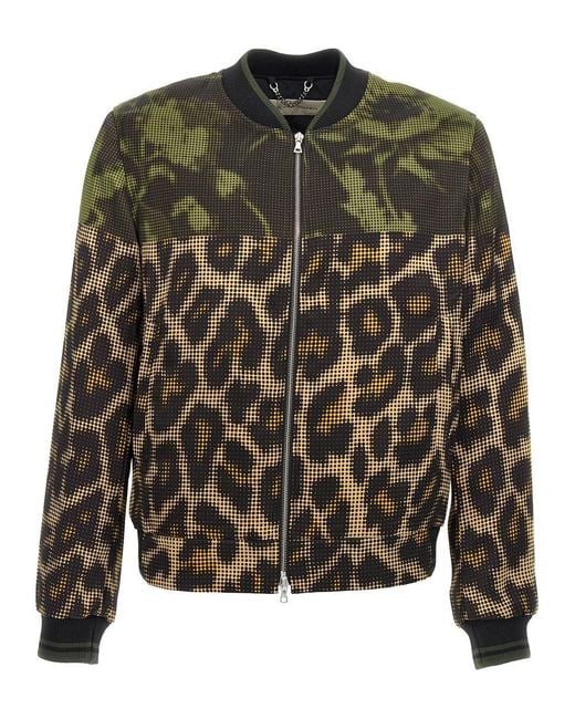 Dries Van Noten Green 'Vanny' Bomber Jacket for men