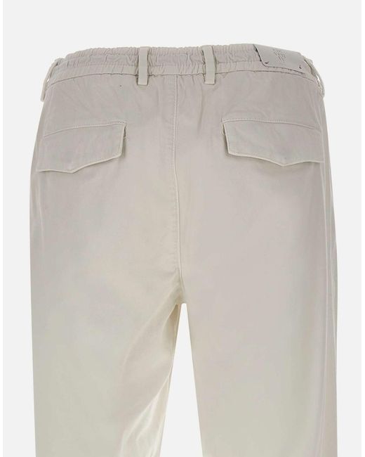 Eleventy White Trousers for men