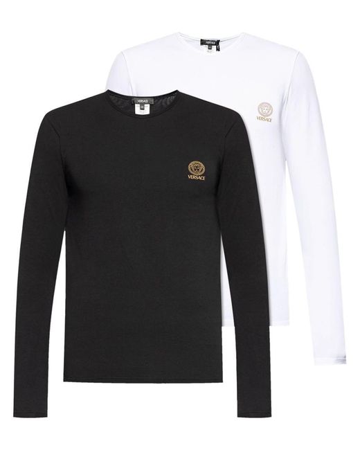 Versace Black T-Shirts And Polos for men