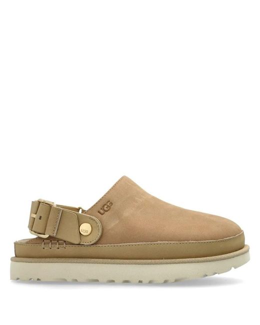 Ugg Natural W Golden Star Villa Clog Slippers Shoes