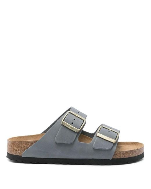 Birkenstock White Arizona, Oiled Leather Shoes