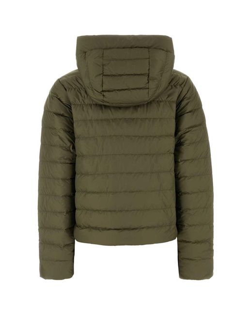 ジャケット WOOLRICH Army Green Cotton Down Jacket Woolrich Army Green Cotton Blend Down Jacket | ModeSens