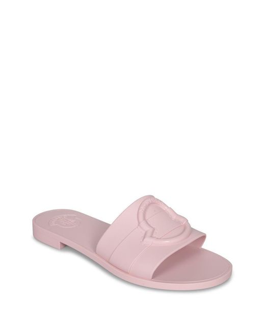 サンダル・ミュール MONCLER Women Sandals 4C00040 M4095 50N Pink Moncler Sandals in Pink | Lyst