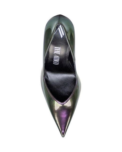 The Attico Blue Holographic Cheope Pumps