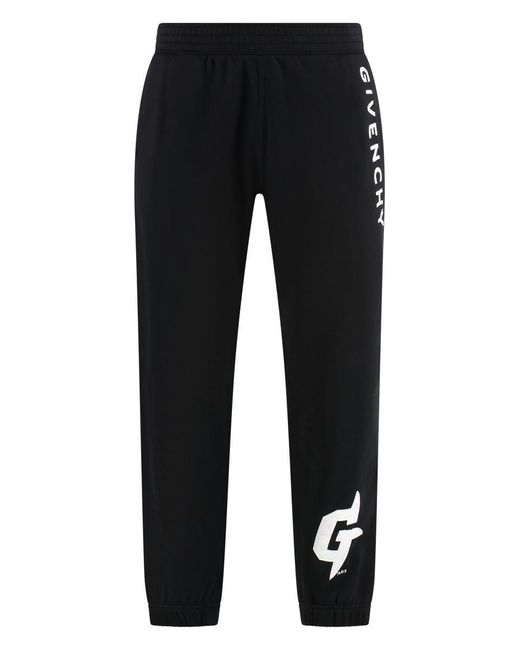 Givenchy Black Cotton Track-Pants for men