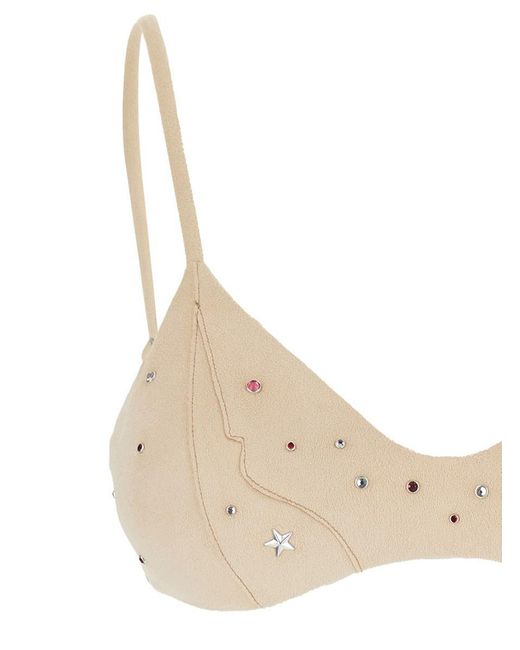 VENUJA White Sequin Bikini