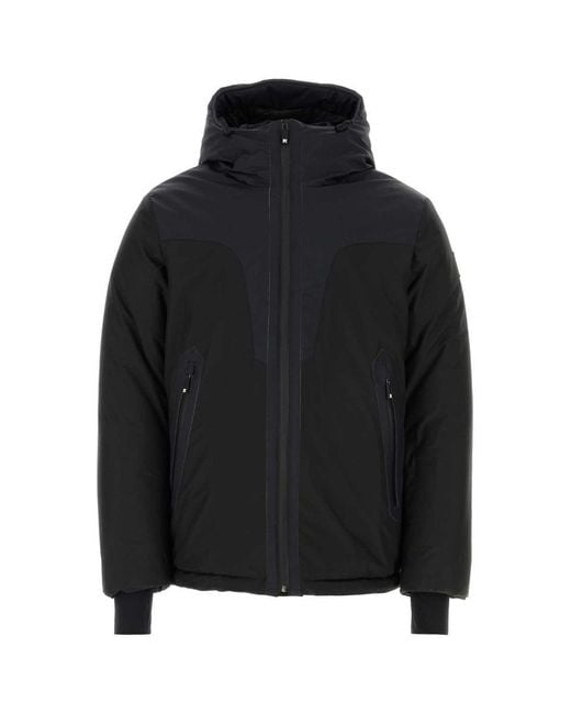 Palm Angels Black Polyester Pa Ski Club Ski Jacket for men