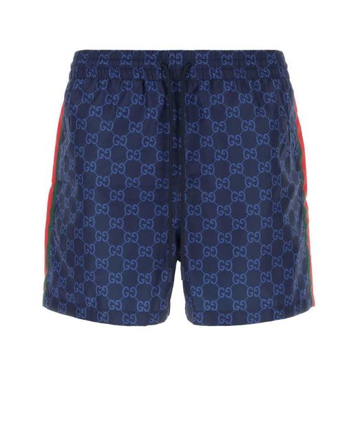 Gucci Blue Swimsuits for men