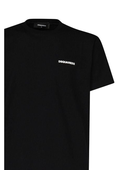 DSquared² Black T-Shirts And Polos for men