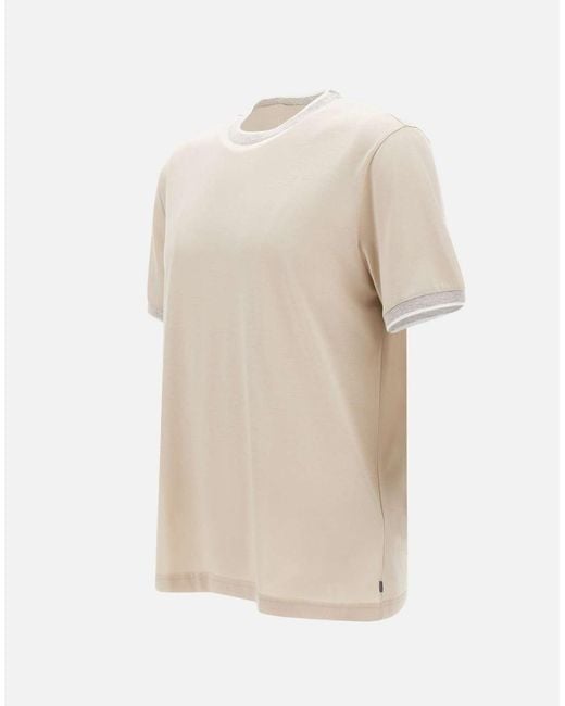 Eleventy Natural T-Shirts And Polos for men