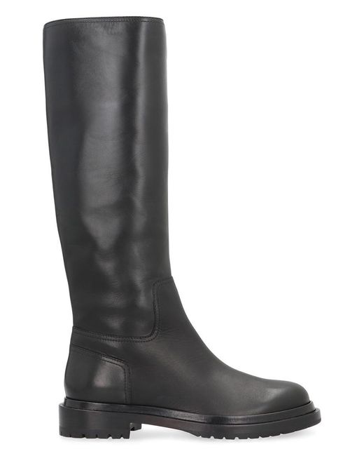 Sergio Rossi Black New Vip Leather Boots