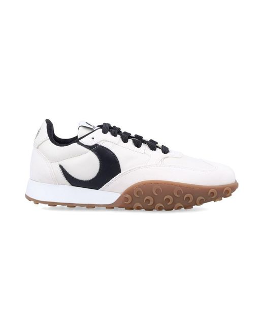 MARINE SERRE White Ms Rise Sneakers for men