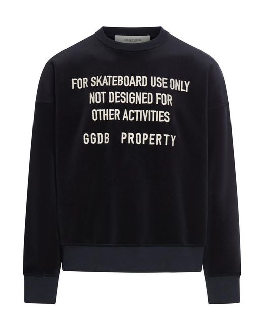 Golden Goose Deluxe Brand Black Sweatshirt for men