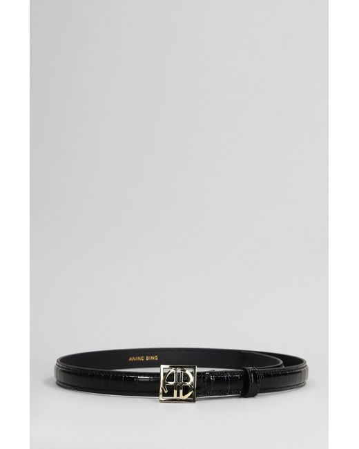 Anine Bing Gray Belts