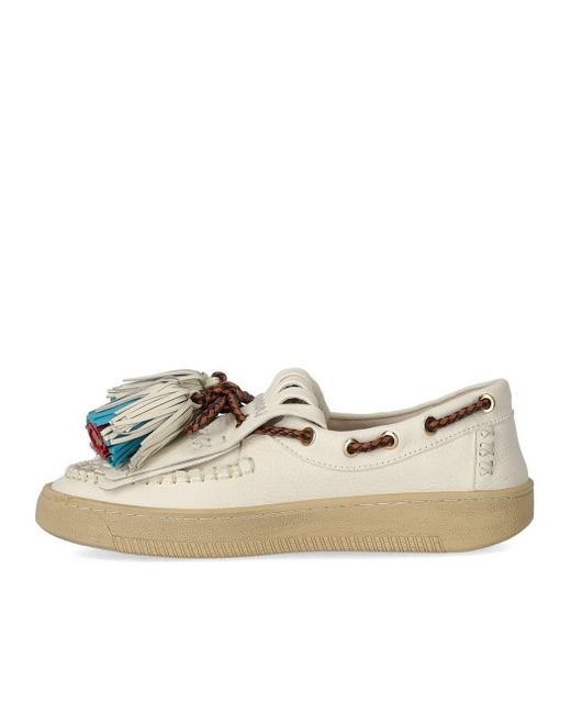 Elena Iachi Metallic Smash Loafer