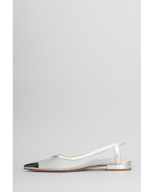 Fabio Rusconi Metallic Ballet Flats