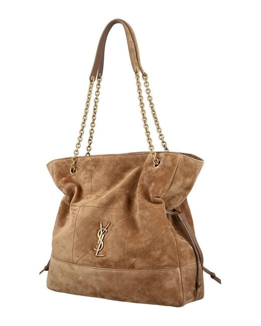 Saint Laurent Brown Jamie Shopping Bag