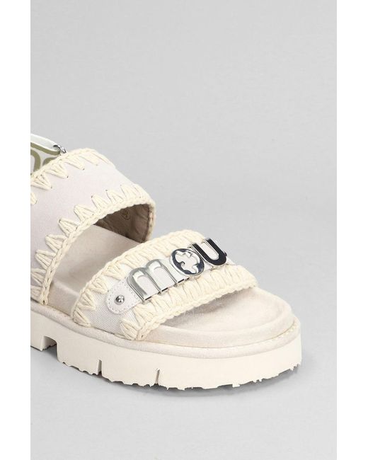 Mou Natural Bio Sandal Flats