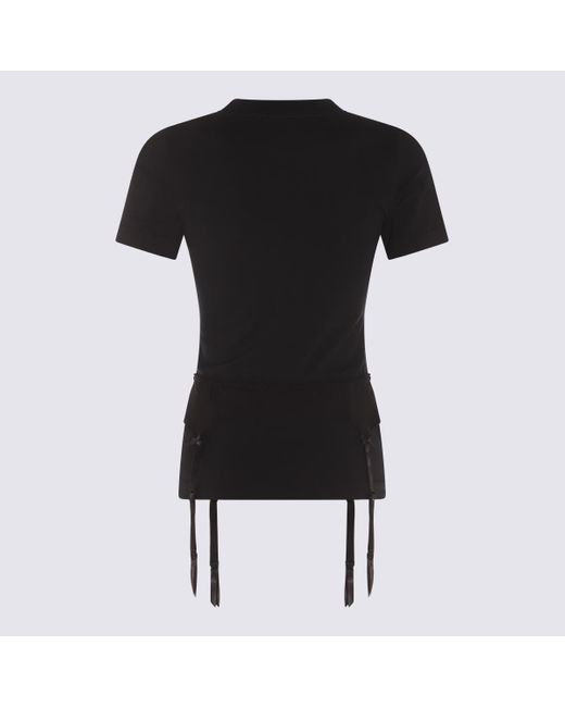 Balenciaga Black T-Shirts And Polos