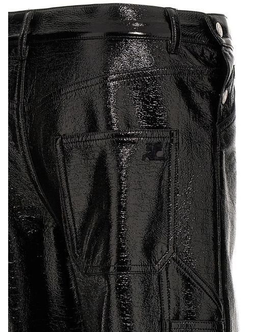 Courreges Black 'Sailor' Trousers for men